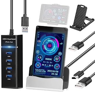 Compare ZEYUAN 3.5 Inch IPS LCD Monitor Display Computers Monitor CPU GPU Monitoring SubScreen Support Raspberry Pi Wins Linux System at KSA Price