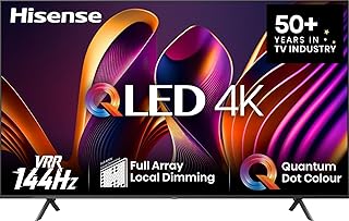 Hisense 85 Inch Smart TV, QLED, 4K Ultra…