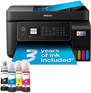 Compare Epson EcoTank ET4800 PrintScanCopy WiFi Printer, Black, Standard at KSA Price