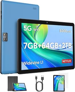 Compare BAKEN 10.1 Inch Android 13 Tablet, 7GB+64GB, 1TB Expansion, with Case, Mouse, Stylus, Keyboard, QuadCore Tablets, 1280x800 IPS Screen, 5G WiFi Tablets, 8MP+2MP Camera, 6000mAh Long Battery Life at KSA Price