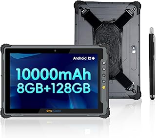 Compare ONERugged Rugged Tablet M10T, 10.1 inch Andriod 12 Tablet, OctaCore CPU 8GB+128GB, IP65 MILSTD810H Waterproof, 10000mAh, Industrial Outdoor Work PC w 13MP+5MP Camera, 4G LTEWiFi 5BT 5.1NFCGray at KSA Price
