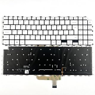 White Backlit Laptop Keyboard Compatible With SAMSUNG…