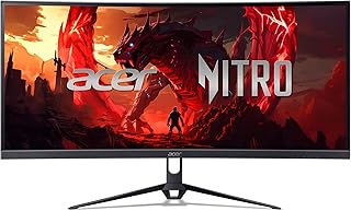 Acer Nitro 29.5” UWFHD 2560 x 1080 1800R Curved Gaming…