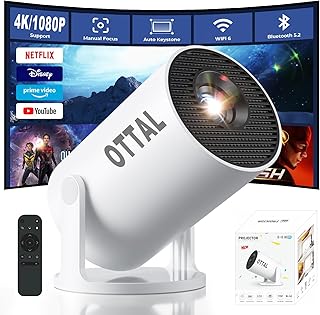 New Upgraded HY300 Pro+ Mini Projector with WiFi and…