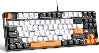 MageGee 75% Mechanical Gaming Keyboard with Yellow…