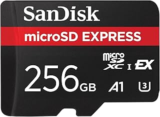 Compare SanDisk Micro SD Express, 256 GB micro SD card, read speedwrite speed up to 880480 MBs, up to 4.4 times higher read speeds than our fastest microSD, Class 10, U3 at KSA Price