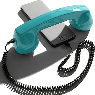 Compare Opis Technology 60s Micro Retro Handset for Smartphones, USBC, Turquoise at KSA Price