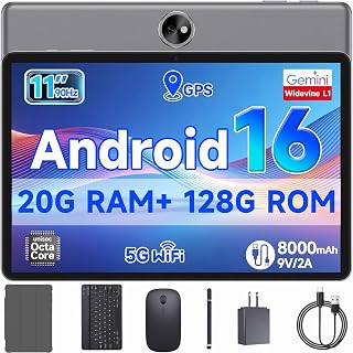PEICHENG Tablet 12" Android15.0, tab set…