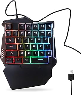 Denash RGB Gaming Keyboard, Colorful Backlight…