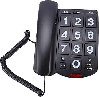 Luqeeg Large Corded Phone for Seniors, 3 One…