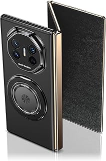 Compare Case for Huawei Mate XT with Ring Holder & Kickstand, Azonee Magnetic Slim Hard PC Protective Cover, Shockproof & Camera Protection Black at KSA Price