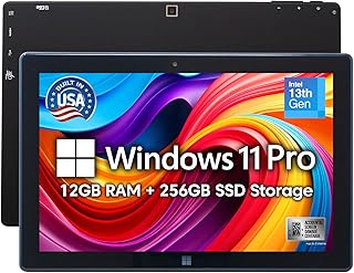 Compare Fusion5 Built in USA 10.1” Windows 11 Professional Tablet PC FWIN232 PRO N5, 12GB RAM, 256GB SSD, Intel 13th Gen, Full HD Windows Tablet, USB C, HDMI  2 Year Full Warranty with Accidental Damage at KSA Price