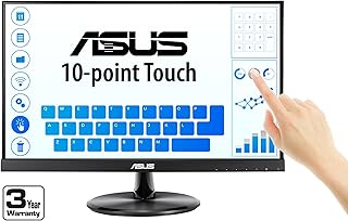 Compare ASUS VT229H 21.5" Monitor 1080P IPS 10Point Touch Eye Care with HDMI VGA, Black at KSA Price