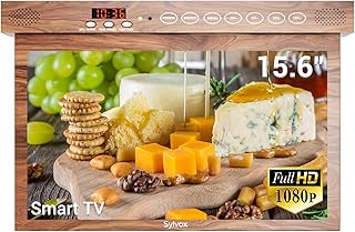 SYLVOX Kitchen TV, 15.6-Inch Under Cabinet Television,…