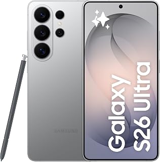 Samsung Galaxy S26 Ultra Silver Shadow, 256GB Storage,…