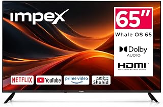 Impex Whale OS 65 Inch Ultra HD Smart QLED TV Wios65Q,…