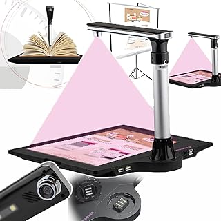 Compare Document Scanner12 Million Pixels, A3A4 Telescopic Pole + LED Fill Light, 1S Scan+automatic Fixed Focus, Automatic Croppingtimed Photo Takingimage Merging, for Teaching,A at KSA Price