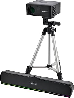 Compare Emerson EVP2005C Portable 120" Home Theater Projector, 720P HD Bluetooth Projector with Soundbar Kit, Bluetooth 5.3, HDMIUSBAV Inputs, Travel Bag & Tripod, Complete Entertainment Kit at KSA Price
