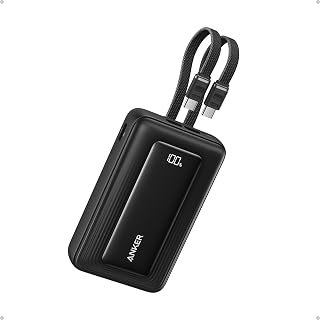 Compare Anker Zolo Power Bank 2026 Upgraded Version, 45W Max Fast Charging, 20,000mAh Battery Pack, Dual Builtin USBC Cables, USBC&A Port, for iPhone 1716 Series, Samsung S25, Huawei, Honor and More at KSA Price