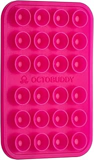 Compare OCTOBUDDY || Silicone Suction Phone Case Adhesive Mount || Compatible with iPhone and Android, AntiSlip HandsFree Mobile Accessory Holder for Selfies and Videos Hot Pink at KSA Price