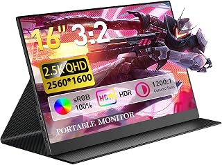 2.5K Portable Monitor, 16", 2520x1680 QHD…