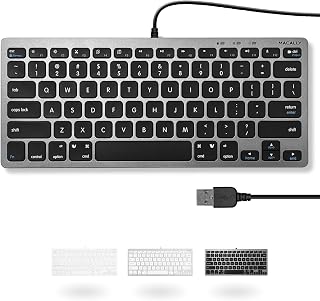 Macally Slim USB Wired Small Compact Mini Computer…