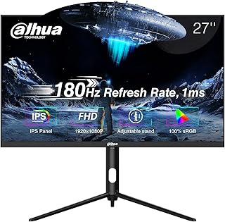 Compare Dahua LM27E231A IPS Gaming Monitor with Adjustable Stand, 27inch Screen Size at KSA Price