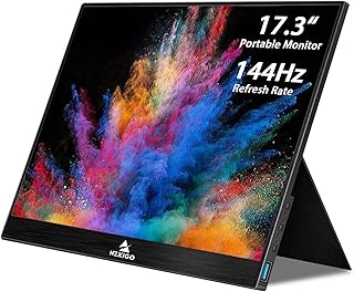 NexiGo 144Hz 17.3 Inch Portable Gaming Monitor, FreeSync,…