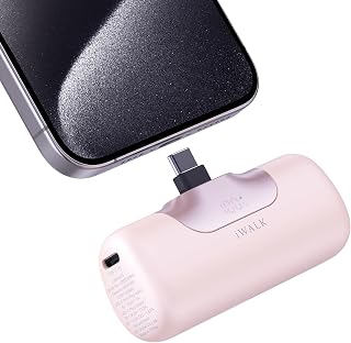 iWALK Powerbank 5500 mAh Mini USB C Power…