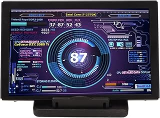 Computer Temp Monitor, 5in IPS Screen PC…