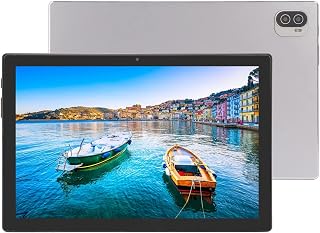 Compare 10.1 Inch Tablet for Android 113200x1440 HD Touchscreen, 4G LTE Calling Tablet, 10GB RAM 256GB ROM, 8MP + 13MP Camera, 8800mAh Ultra Long Standby, Earphone, Protective Film Iron Gray at KSA Price