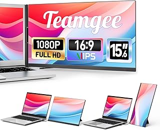 Teamgee 15.6" Laptop Screen Extender, Slim &…