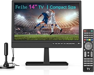 Feihe 14 inch Small Flat Screen Kitchen TV with…