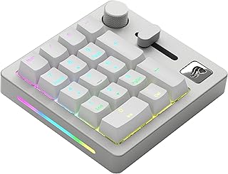 Compare Glorious Premium Macro Pad GMMK Mechanical Numpad White  Programmable Volume Control Knob, 10 Key USB Keypad Numeric  Hotswappable, RBG Backlit, Wired & Bluetooth Wireless for Laptop & Keyboard at KSA Price