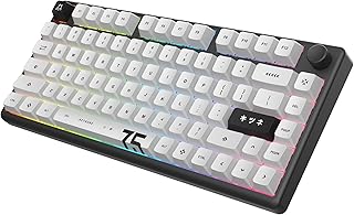 Compare Arbiter Polar 75  Magnetic Gaming Keyboard  Rapid Trigger wSOCD Super Tap, CNC Aluminum Frame, Gen 2 Hall Effect Switches, Volume Knob, RGB, DyeSub PBT Keycaps  Kitsune Black at KSA Price