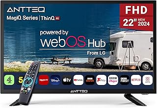 Antteq 22 Inch FHD Smart TV 12V, WebOS 12…