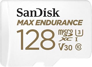 Compare SanDisk 128GB MAX ENDURANCE microSDXC Card with Adapter for home security cameras and dash cams  C10, U3, V30, 4K UHD, Micro SD Card  SDSQQVR128GGN6IA at KSA Price