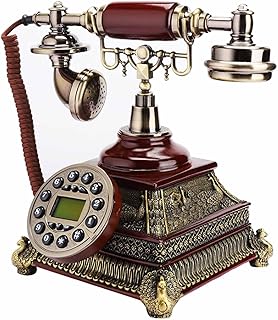 Rotate Old Wired Phone with Phone Number Display…