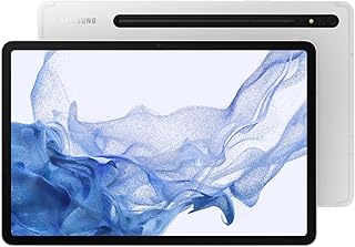 Compare Samsung Galaxy Tab S8 Android Tablet, 11” LCD Screen, 128GB Storage, Qualcomm Snapdragon, S Pen Included, AllDay Battery Ultra Wide Camera, DeX Productivity, Silver at KSA Price