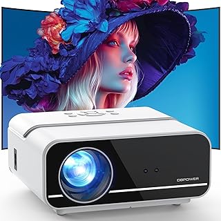 [Auto Focus/4K Support] Projector with WiFi and…