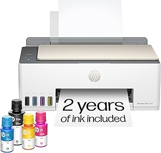 HP Smart-Tank 5000 Wireless All-in-One Printer…