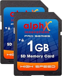 Compare 1gb SD Secure Digital Memory Cards, Pack of 2  Compatible with all Digital Cameras at KSA Price