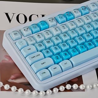 132 Keys MOA Profile Keycaps PBT Cherry Profile…