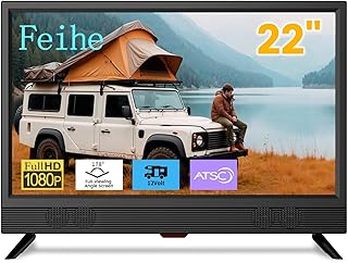 Compare Feihe 22 Inch TV, 1080p LED Widescreen HDTV with Digital ATSC Tuners, Flat Screen TV with HDMIVGARCAUSB for Kitchen, RV, Bedroom, CaravanNO DVD Player at KSA Price