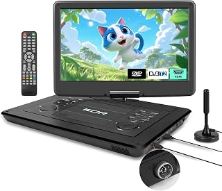 KCR 15.6 Inch Portable DVD/TV Player for Kids…
