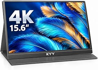 KYY 4K Portable Monitor for Laptop, 15.6''…
