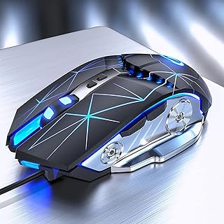 MAKINGTEC Gaming Mouse USB Wired RGB Backlit…
