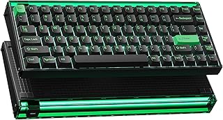 Compare MelGeek MADE84 Pro Wired Keyboard, Hall Effect Magnetic Switch Gaming Keyboard, 75% Compact Rapid Trigger, HotSwappable, RGB Snap Tap & Adjustable Actuation, Online HIVE Custom DF Green at KSA Price