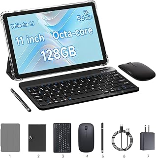 11 inch 2 in 1 Tablet, 18GB + 128GB,…