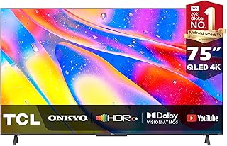 Tcl 75 Inch Tv Qled 4K Hdr Certified…